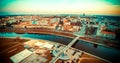 Vilnius aerial view Royalty Free Stock Photo