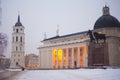 Vilnius Cathedral at dawn Royalty Free Stock Photo