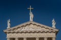 Vilnius Cathedral facade - Vilnius, Lithuania Royalty Free Stock Photo