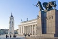 Vilnius Cathedral Square Royalty Free Stock Photo