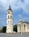 Vilnius Cathedral Square, Lithuania Royalty Free Stock Photo