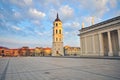 Vilnius cathedral square Royalty Free Stock Photo