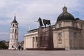 Vilnius City Cathedral Square Royalty Free Stock Photo