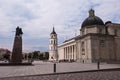 Vilnius City Cathedral Square Royalty Free Stock Photo