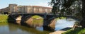 Vilnius city center vith bridge view