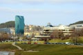 Vilnius city Forum Palace at spring time