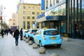 Vilnius city Gediminas street on morning time Royalty Free Stock Photo