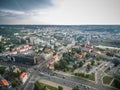 Vilnius Cityscape with Gediminas Castle and Old Town in Background