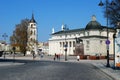 Vilnius cthedral place in Vilnius city on April 19 Royalty Free Stock Photo