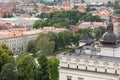 Vilnius landscape from above Royalty Free Stock Photo