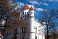 Vilnius, Lithuania-April 20, 2017:Cathedral of the Theotokos in the capital of Lithuania, Orthodox cathedral is the episcopal see