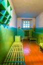 VILNIUS, LITHUANIA, AUGUST 14, 2016: The former KGB prison now the museum of Genocide Victims in the city of Vilnius Royalty Free Stock Photo