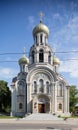 Vilnius, Lithuania AUGUST 15, 2023. The Orthodox Church of St. Constantine and St. Michael