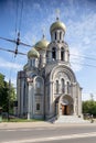 Vilnius, Lithuania AUGUST 15, 2023. The Orthodox Church of St. Constantine and St. Michael