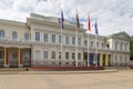 Vilnius, Lithuania AUGUST 13, 2023. Presidential Palace Grounds Royalty Free Stock Photo