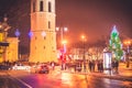 Vilnius Lithuania, Christmas time Royalty Free Stock Photo