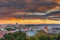 Vilnius, Lithuania, Europe. Old Town Historic Center Cityscape A Royalty Free Stock Photo