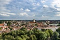 Vilnius, lithuania, europe, view from the hill of gediminas