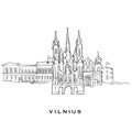 Vilnius Lithuania famous architecture