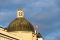 Vilnius Cathedral Dome and Lithuanian Flag