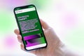 Openai.com chatgpt, neural network chat gpt website on mobile phone Royalty Free Stock Photo