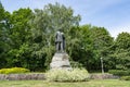 Monument to the writer Peter Cvirka in Vilnius