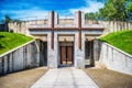 Vilnius, Lithuania: The Memorial Complex of the Tuskulenai Peace Park, where the victims of soviet NKVD-KGB repressions are buried