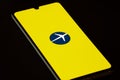 Expedia logo displayed on the smartphone Royalty Free Stock Photo