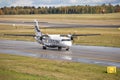 Finnair ATR 72-500 OH-ATJ landing in VNO Vilnius International Airport