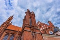 Vilnius, Lithuania. Roman Catholic Church Of St. Anne And Church Of St. Francis And St. Bernard In Old Town In Summer Royalty Free Stock Photo