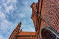 Vilnius, Lithuania. Roman Catholic Church Of St. Anne And Church Of St. Francis And St. Bernard In Old Town In Summer Royalty Free Stock Photo