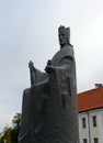 Monument to King Mindaugas in Vilnius. Royalty Free Stock Photo