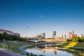 Vilnius, Lithuania in summer. Cozy little Europe town Royalty Free Stock Photo