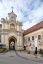 Vilnius, Lithuania AUGUST 13, 2023. Arch Gate Of Basilian Monastery