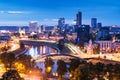 Vilnius night scene Royalty Free Stock Photo