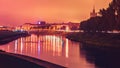 Vilnius night scene Royalty Free Stock Photo