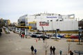 Vilnius Siemens arena external view on spring