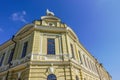 Vilnius train station building Royalty Free Stock Photo