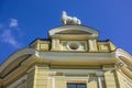 Vilnius train station building Royalty Free Stock Photo