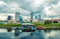 Vilnius urban landscape panorama