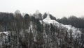 Vilnius Winter Panorama From Gediminas Castle Tower to Three croses hill