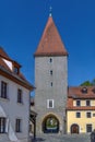 Vilstor gate tower, Amberg, Germany Royalty Free Stock Photo