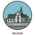 Vilvoorde. Cities and towns in Belgium Royalty Free Stock Photo
