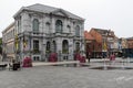 Vilvoorde, Flemish Brabant - Belgium - Central market place and town hall