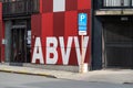 Vilvoorde, Flemish Region - Belgium : Facade, logo and entrance of the headquarters of the Union