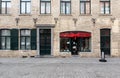 Vilvoorde, Flemish Region - Belgium : Facade of a retail shop for hand bags