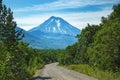 Vilyuchinsky stratovolcano Vilyuchik in the southern part of the Kamchatka Peninsula, Russia