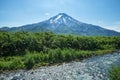 Vilyuchinsky stratovolcano Vilyuchik in the southern part of the Kamchatka Peninsula, Russia