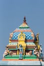 Vimanam of Kadiapatti Ayyanar shrine. Royalty Free Stock Photo