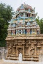 Vimanam on older part of Shirangam Temple. Royalty Free Stock Photo